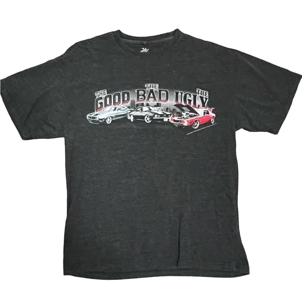 Newport Blue Muscle Car Classic 60's Short Sleeve T-Shirt Size XL Dark Gray
